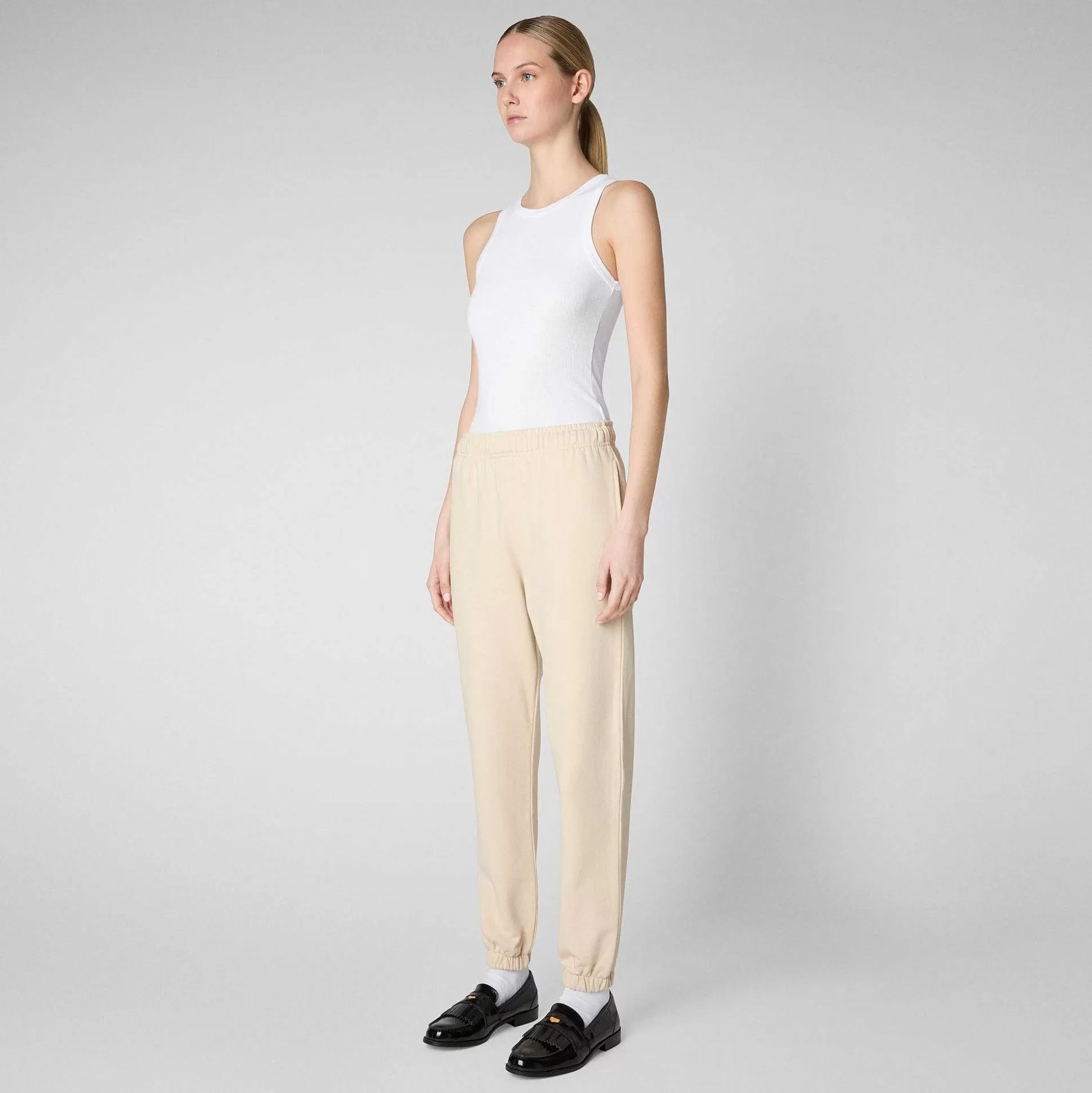 Save The Duck Bukser Og Skjort^Damebukser Jiya In Shore Beige