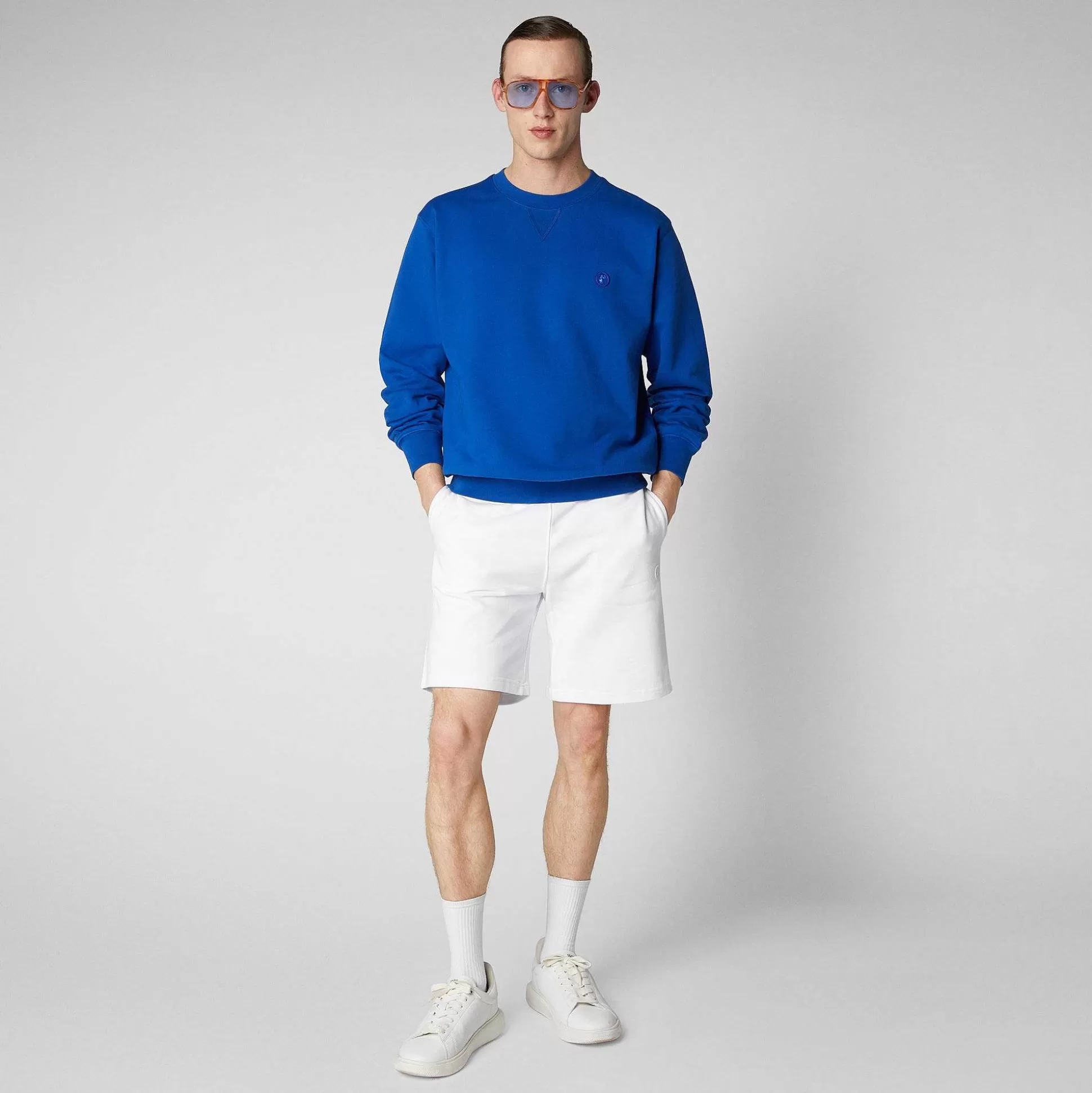 Save The Duck Skjorter Og Gensere^Herregenser Silas I Cyber Blue